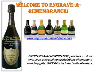 Memorable and Personalized Champagne Gift Delivery