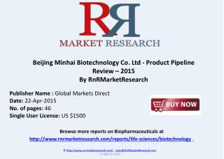 Beijing Minhai Biotechnology Co. Ltd - Product Pipeline Revi