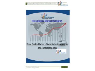 Bone Grafts Market: Global Industry Analysis