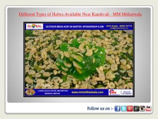 Different Types of Halwa Available Near Kandivali - MM Mitha
