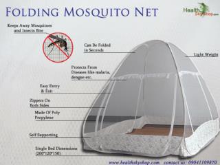 Foldable Mosquito Net Is Healtheir Way To Keep Away Nasty Bu