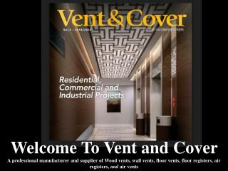 Wood Vent Covers