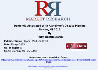 Dementia Associated With Alzheimer’s Disease Pipeline Review