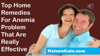 Top Home Remedies For Anemia Problem That Are Really Effecti