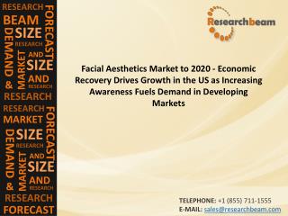 Facial Aesthetics Market to 2020 - Economic Recovery Drives