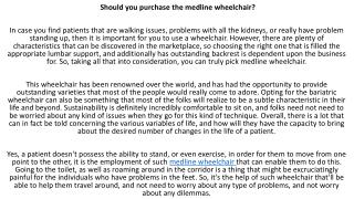medline wheelchair