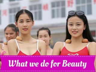 What we do for Beauty