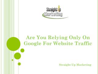 Are You Relying Only On Google For Website Traffic