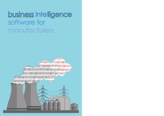 Business Intelligence For Manufacturers