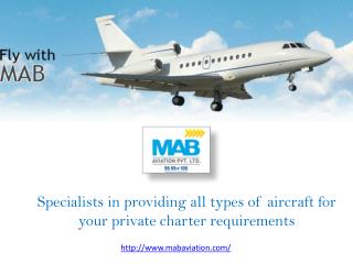 Private Air Charter Services In India