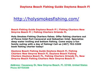 Daytona Beach Fishing Charters Daytona Beach FL, Fishing Cha