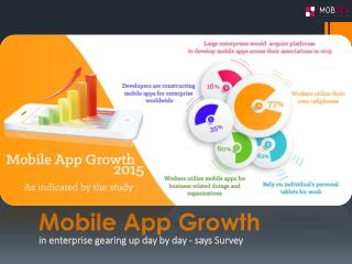 Mobile app growth 2015 blowing up, no symptoms of letting do