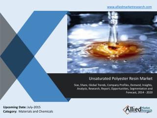 Unsaturated Polyester Resin Market Analysis, Growth,2014-20