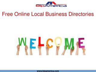 Free Online Local Business Directories