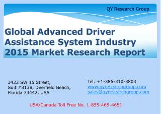 Global Advanced Driver Assistance System (ADAS) Industry 201
