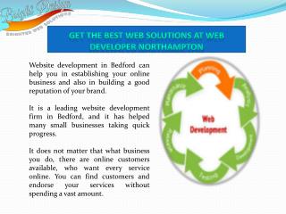 Get the best web solutions at web developer Northampton