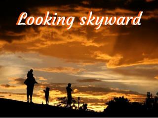 Looking skyward