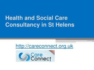 Health and Social Care Training Providers in St Helens - Careconnect.org.uk