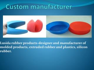 Custom rubber products