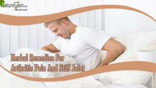 Ayurvedic Herbal Remedies For Arthritis Pain, Natural Pills For Stiff Joint