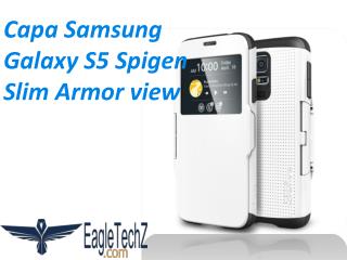 Capa Samsung Galaxy S5 Spigen Slim Armor view
