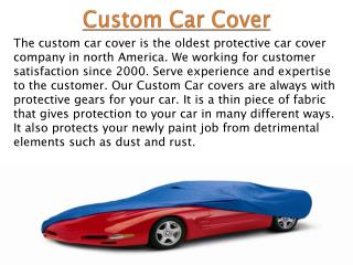 Custom Car Covers