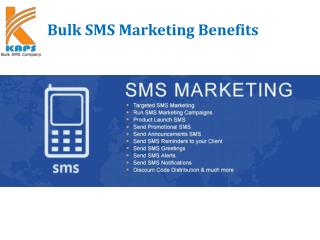 Bulk SMS Marketing Benefits