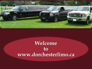 Get Limo Service in London at Dorchester Limo