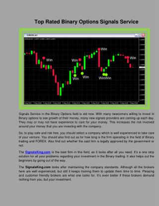 Top rated binary option sites