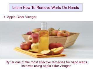 Learn How To Remove Warts On Hands
