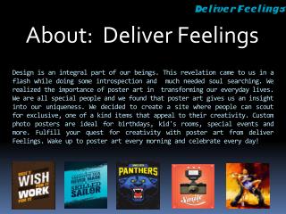 Posters Mega Store India-Deliver feelings