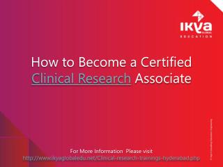 How to Become a Clinical Research Associate