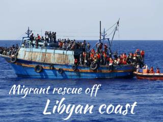 Migrant rescue off Libyan coast