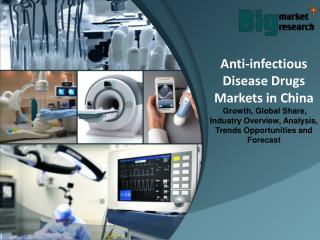 China Anti-infectious Disease Drugs Markets - Market Size, Share, Growth & Opportunities