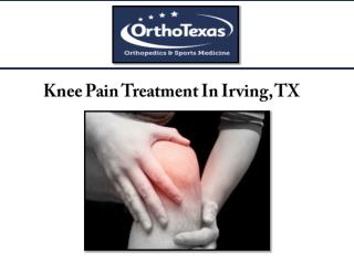 Knee Pain Treatment In Irving, TX