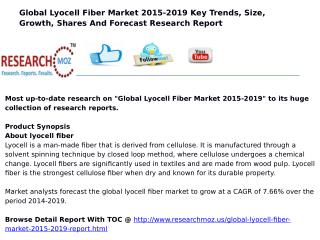Global Lyocell Fiber Market 2015-2019
