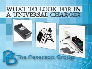 What to Look for in a Universal Charger