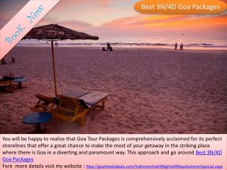 Best 3N/4D Goa Packages