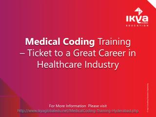 Medical Coding Training – Ticket to a Great Career in Healthcare Industry