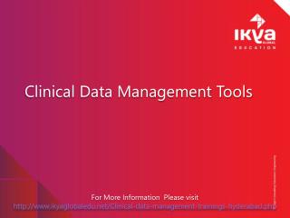 Clinical Data Management Tools
