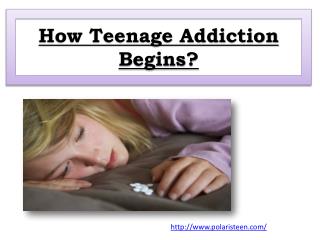 How Teenage Addiction Begins