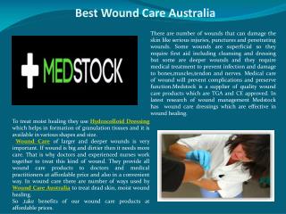 Best wound care Australia