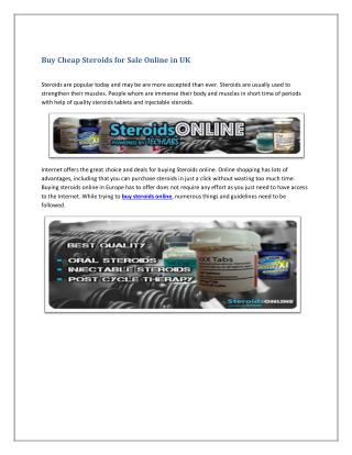 Anabolic steroids for sale cheap