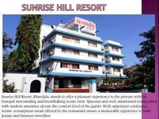 Sunrise Hill Resort