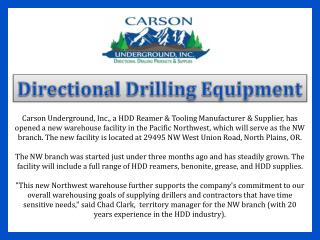 horizontal directional drilling guidelines handbook
