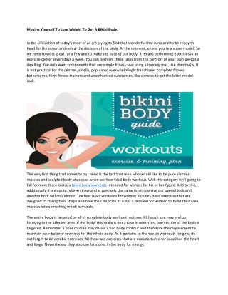 bikini body workouts