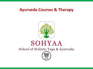 Ayurveda Courses & Therapy