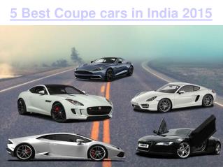 Coupe Cars 2015 - Find the Best Coupe Cars in India