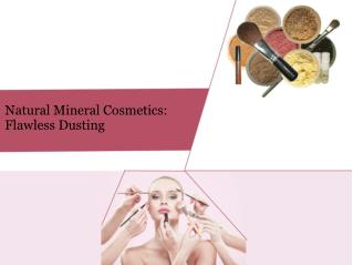 Natural Mineral Cosmetics- Flawless Dusting