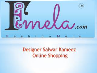 Designer Salwar Kameez Online Shopping